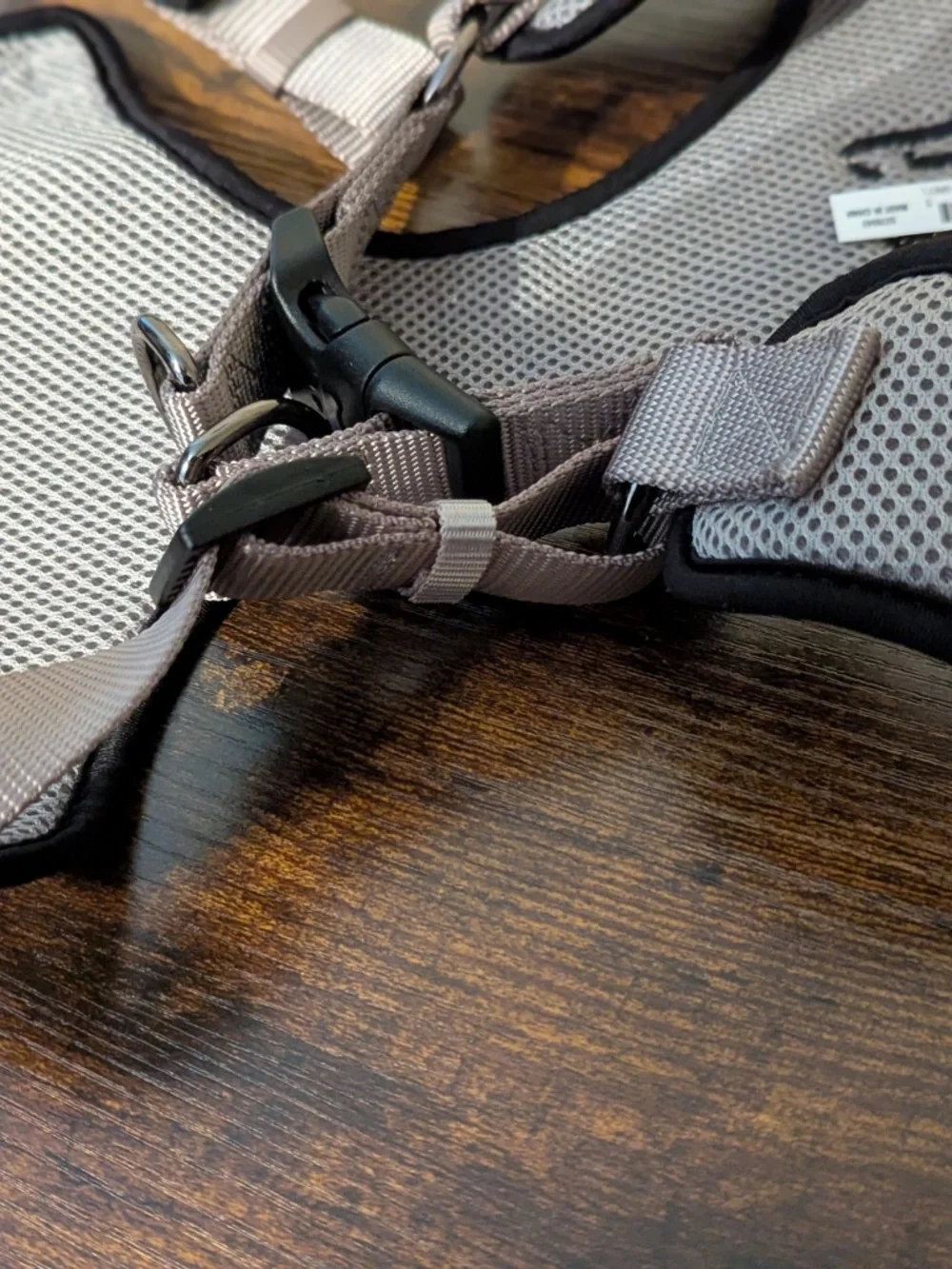 Top Paw K9 Gray & Black Mesh Comfort Harness sz L (28-34 inches girth) NWOT